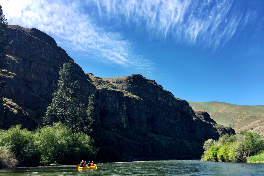 Rafting the Yakima River Canyon